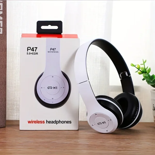 casque d'écoute pliable avec micro