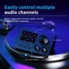AKP03E Panneau de Contrôle Audio de Bureau - Mixeur de Diffusion en Direct Programmable avec Boutons et Raccourcis Personnalisables