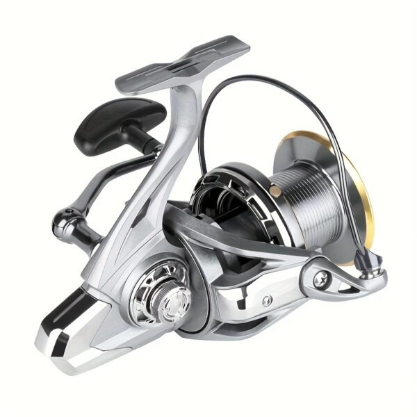 Moulinet de jigging Long Shot : 17+1 roulements à billes, 25KG de résistance maximale, parfait pour la pêche en mer
