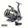 Moulinet de jigging Long Shot : 17+1 roulements à billes, 25KG de résistance maximale, parfait pour la pêche en mer
