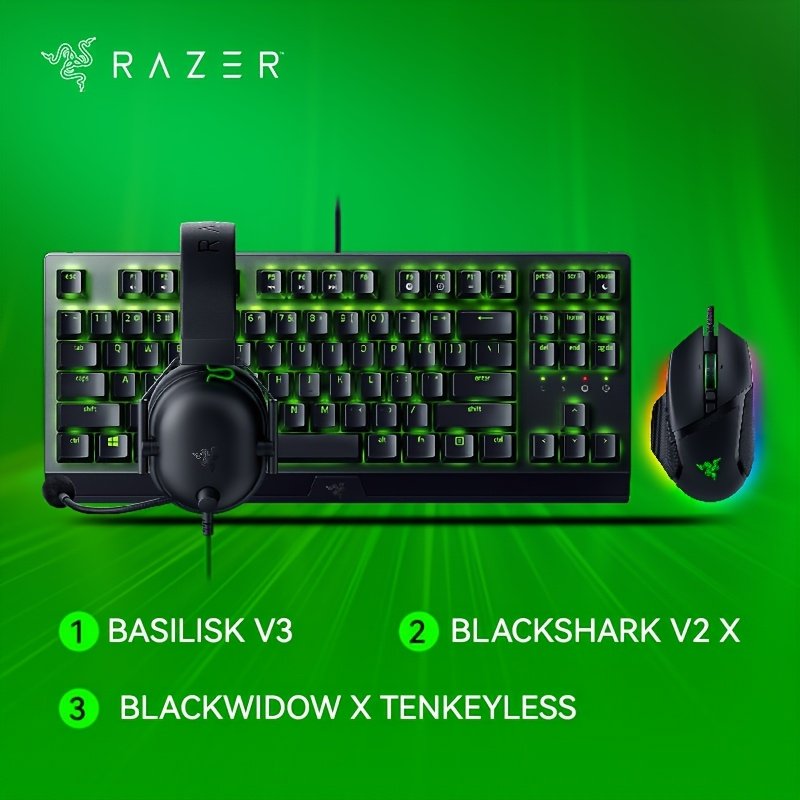 Lucky Bag BASILISK V3 BLACKSHARK V2 X BLACKWIDOW XTENKEYLESS