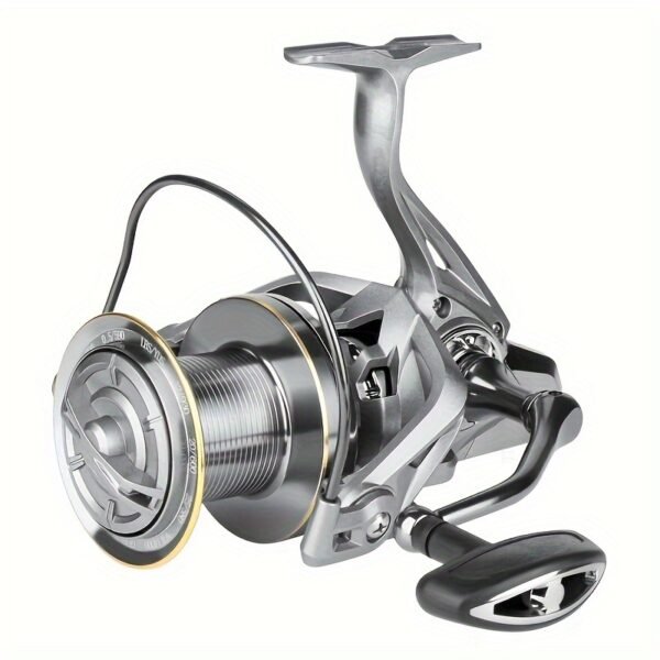 Moulinet de jigging Long Shot : 17+1 roulements à billes, 25KG de résistance maximale, parfait pour la pêche en mer