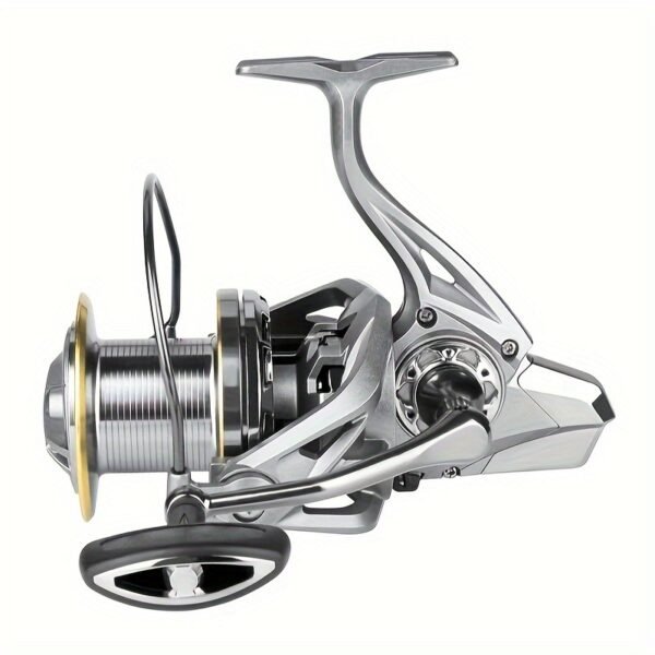 Moulinet de jigging Long Shot : 17+1 roulements à billes, 25KG de résistance maximale, parfait pour la pêche en mer