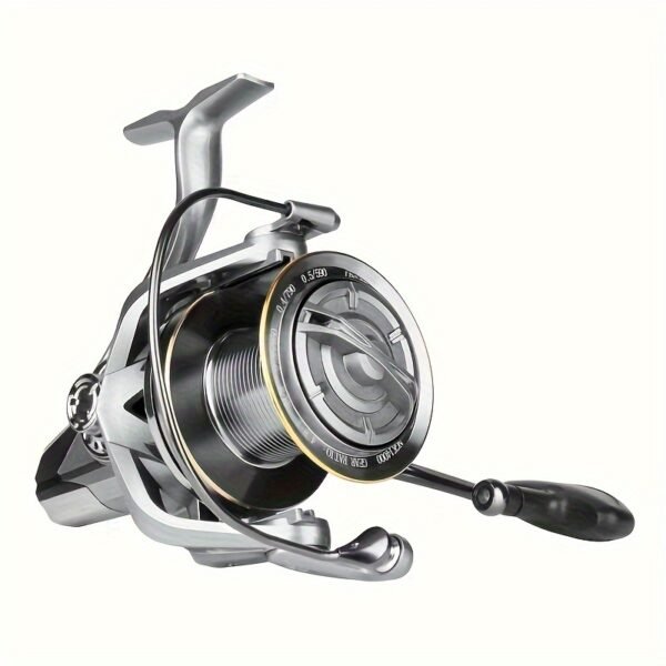 Moulinet de jigging Long Shot : 17+1 roulements à billes, 25KG de résistance maximale, parfait pour la pêche en mer