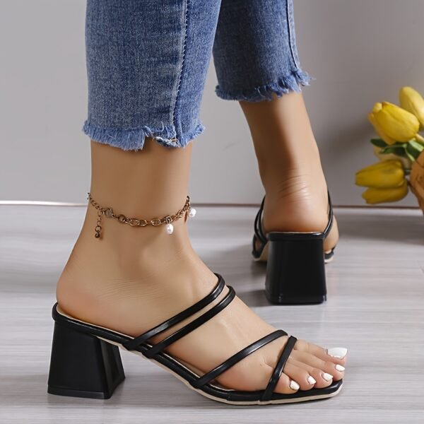 Chaussons à Lacets et Talons Hauts pour Femmes Recto-Verso (TEMU)
