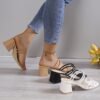 Chaussons à Lacets et Talons Hauts pour Femmes Recto-Verso (TEMU)