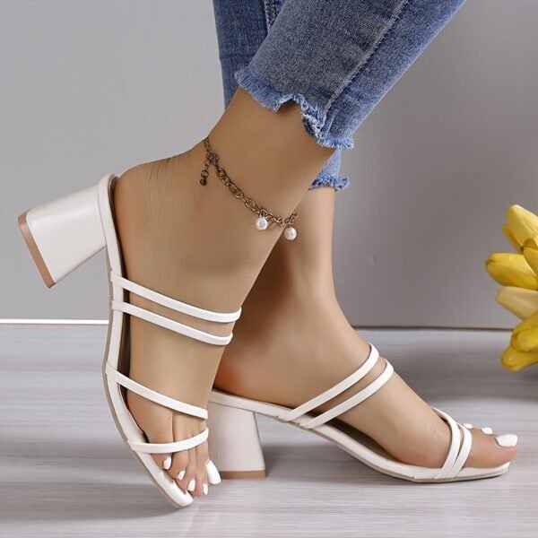 Chaussons à Lacets et Talons Hauts pour Femmes Recto-Verso (TEMU)