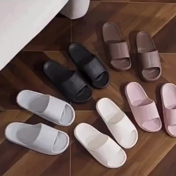 Chaussons à Semelle Épaisse Antidérapants en EVA (TEMU)