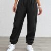 Pantalons Cargo Femme à Taille Élastique (TEMU)