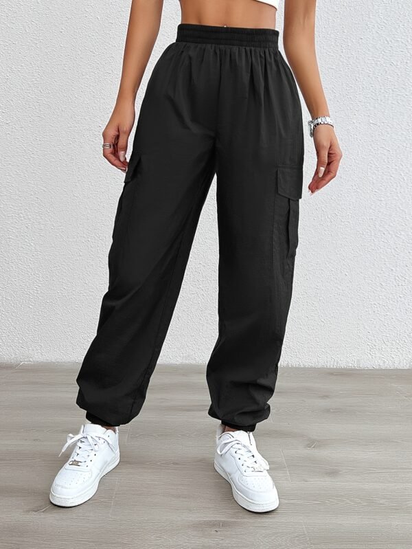 Pantalons Cargo Femme à Taille Élastique (TEMU)
