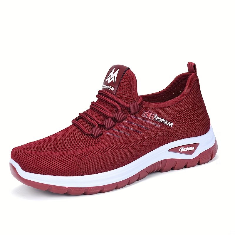 Baskets rétro pour femmes - Mélange respirant avec accents à rayures, absorbant la transpiration, à lacets, basiques en rose et violet, polyvalentes pour toutes les saisons, vêtements décontractés pour le sport | Style rétro chic | Baskets en mélange respirant