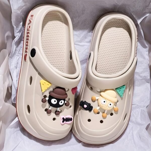 Chaussures Respirantes à Trous avec Personnage de Dessin Animé (TEMU)