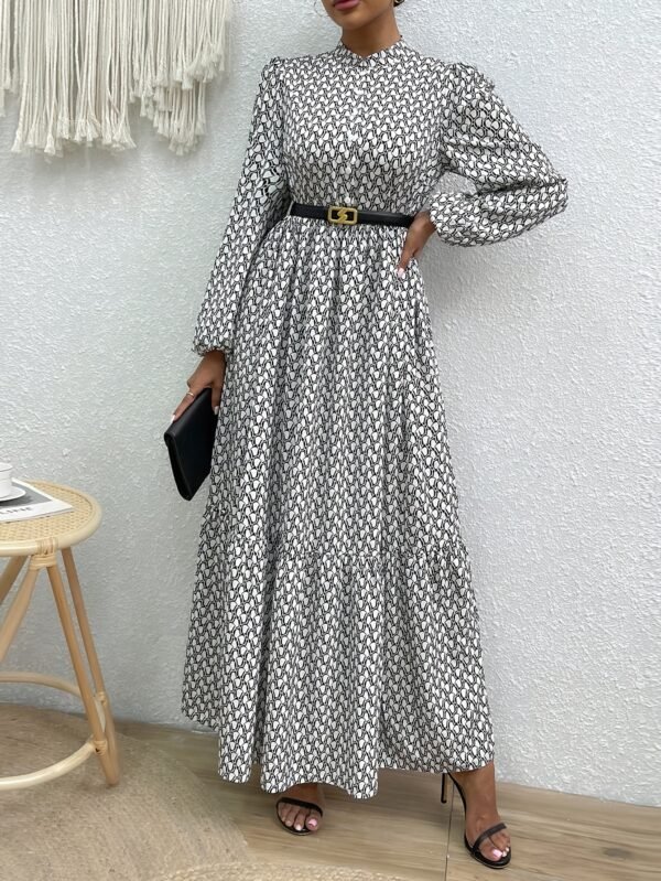 Robe ample à manches lanterne (TEMU)