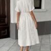 Robe Bohème à Manches Courtes pour Femme (TEMU)