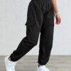 Pantalons Cargo Femme à Taille Élastique (TEMU)