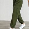Pantalons Cargo Femme à Taille Élastique (TEMU)
