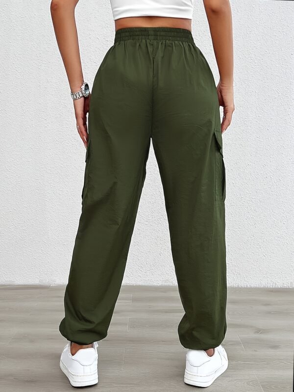 Pantalons Cargo Femme à Taille Élastique (TEMU)