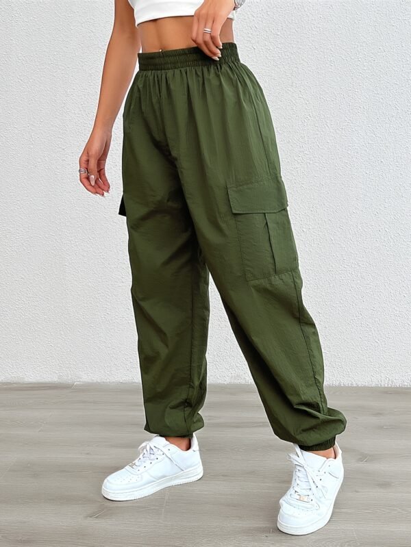 Pantalons Cargo Femme à Taille Élastique (TEMU)