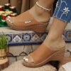 Sandales décontractées tendance pour femmes (TEMU)