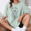 Chemise Décontractée à Imprimé Floral pour Femme (TEMU)