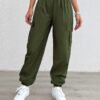 Pantalons Cargo Femme à Taille Élastique (TEMU)