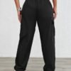 Pantalons Cargo Femme à Taille Élastique (TEMU)