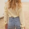 Chemise Élégante à Rayures pour Femme (TEMU)