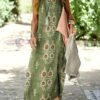 Robe ample sans manches à col en V pour l'été (TEMU)