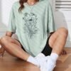 Chemise Décontractée à Imprimé Floral pour Femme (TEMU)