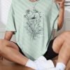 Chemise Décontractée à Imprimé Floral pour Femme (TEMU)