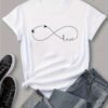 T-shirt décontracté Love & Geo Print (TEMU)