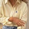 Chemise Élégante à Rayures pour Femme (TEMU)