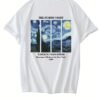 Chemise Femme Légère et Respirante - Impression Art Van Gogh "La Nuit Étoilée" (TEMU)