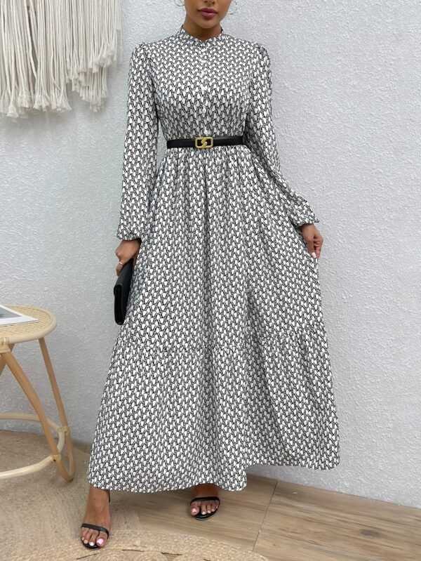 Robe ample à manches lanterne (TEMU)