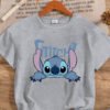 T-shirt imprimé graphique Disney Stitch (TEMU)