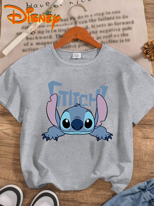 T-shirt imprimé graphique Disney Stitch (TEMU)