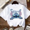 T-shirt imprimé graphique Disney Stitch (TEMU)
