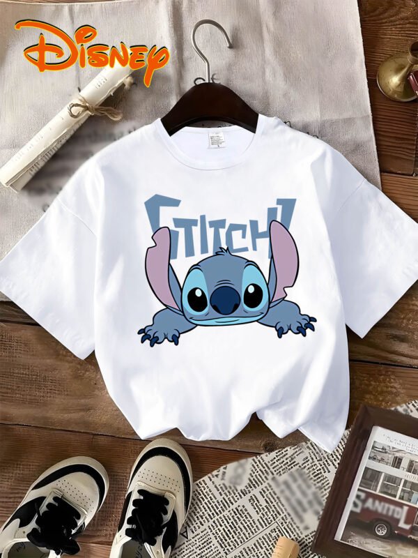T-shirt imprimé graphique Disney Stitch (TEMU)
