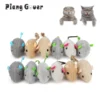 12 pièces mélange jouet pour animaux de compagnie herbe-aux-chats souris amusant en peluche souris chat jouet jeu interactif pour chaton