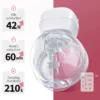 Tire-lait électrique mains libres sans BPA, 12 recyclables, 3 modes, portable, écran LCD, allaitement indolore sans fil