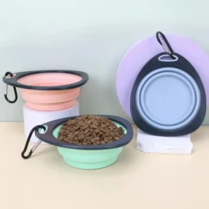 Filles Pliable en Silicone pour Chien et Chat, 320ml, Récipient de Nourriture