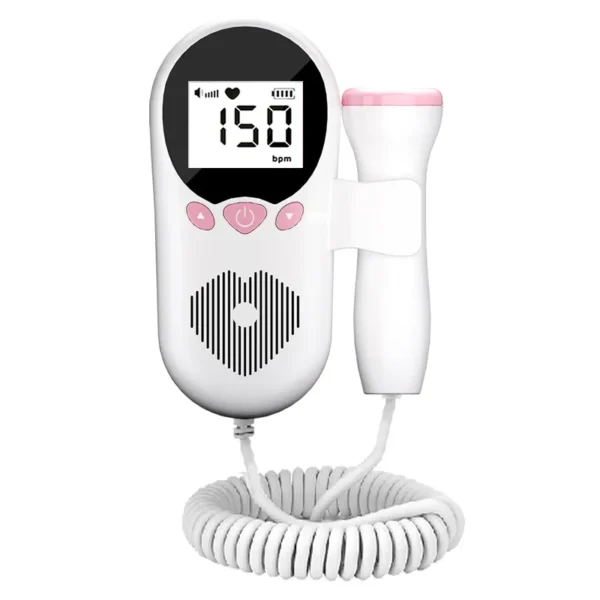 Détecteur numérique de fréquence cardiaque pour bébé à ultrasons, moniteur de battement de cœur pour bébé enceinte, Doppler fœtal pour la grossesse