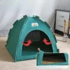 Maison pliable pour chat, tente universelle quatre saisons pour chat et chien, nid d'été Cool, Portable, pliable et respirant pour l'extérieur