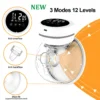 Tire-lait électrique portable indolore double face, entièrement automatique, collecteur de sein mains libres pour l'allaitement