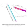 Baguette Teaser extensible pour chat avec cloches de plumes, boules colorées, jouet interactif pour chaton
