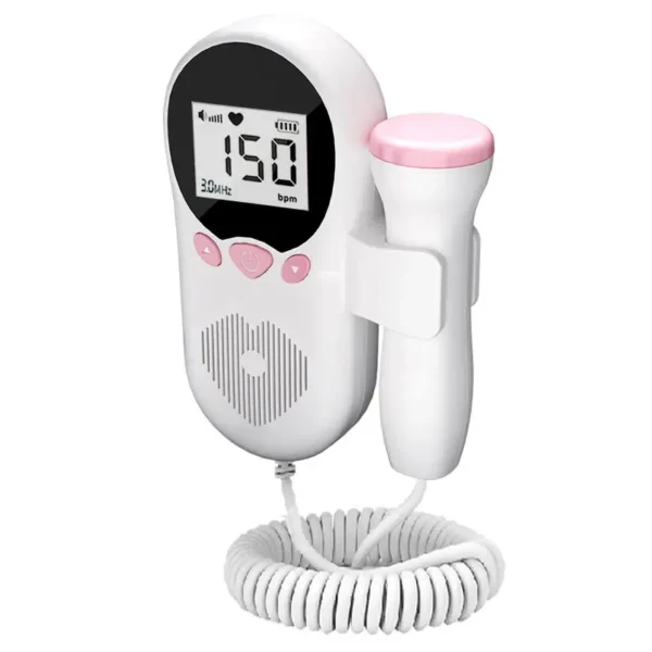 Détecteur numérique de fréquence cardiaque pour bébé à ultrasons, moniteur de battement de cœur pour bébé enceinte, Doppler fœtal pour la grossesse