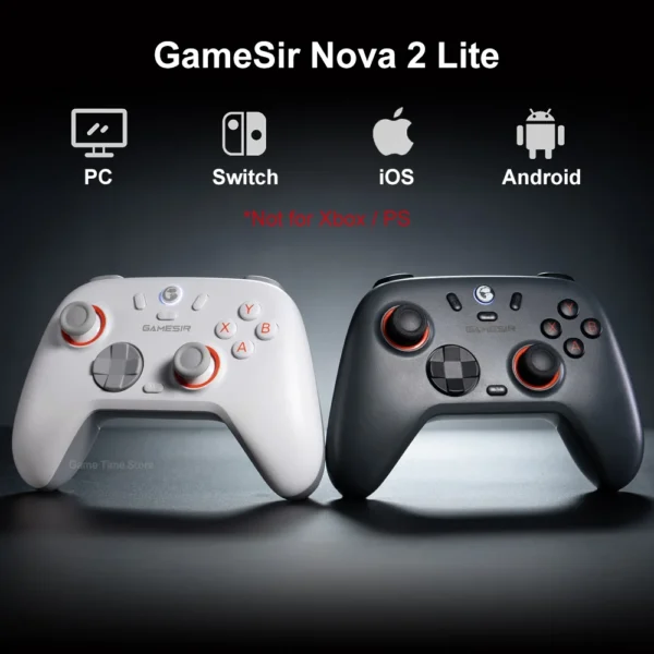 Gamesir Nova 2 Lite Mando para PC Nintendo Switch 2 contrôleur sans fil mise à niveau Hall déclencheur mécanique DPad plus rentable