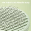 Brosse de toilettage pour animaux de compagnie, peigne pour enlever les poils de chat, épilateur pour chiots et chatons