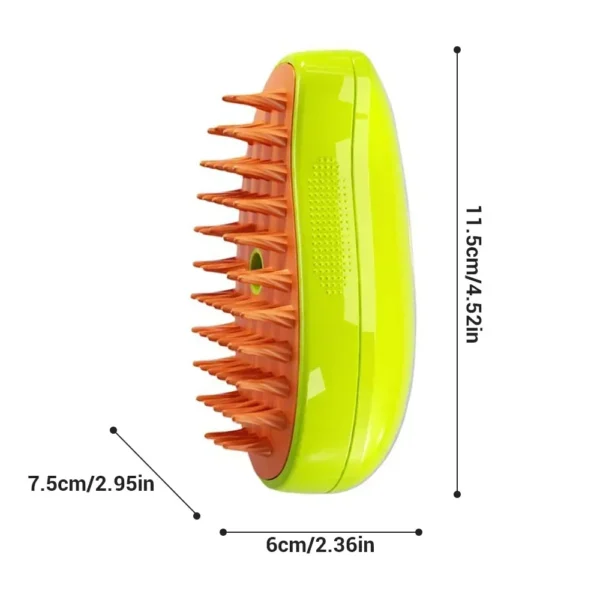 Brosse à vapeur pour chien et chat, pulvérisateur électrique pour Massage, outil de toilettage, perte, pulvérisation électrique