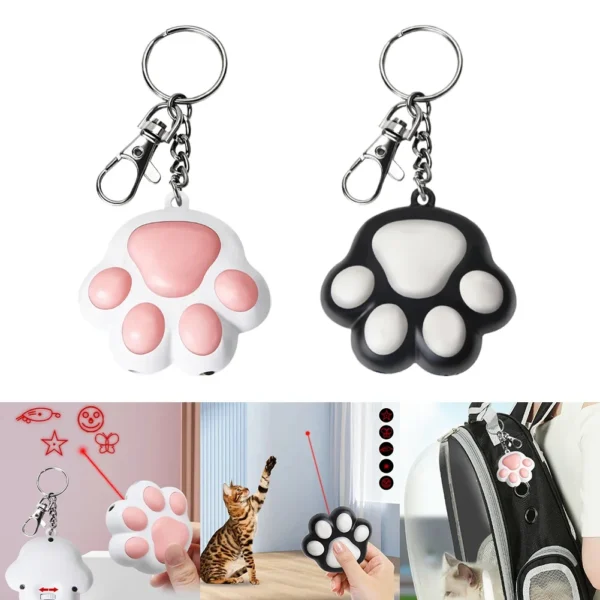Jouets Laser Rechargeables pour Animaux de Compagnie, 5 Modèles Réglables, Motif de Transformation Interactif.